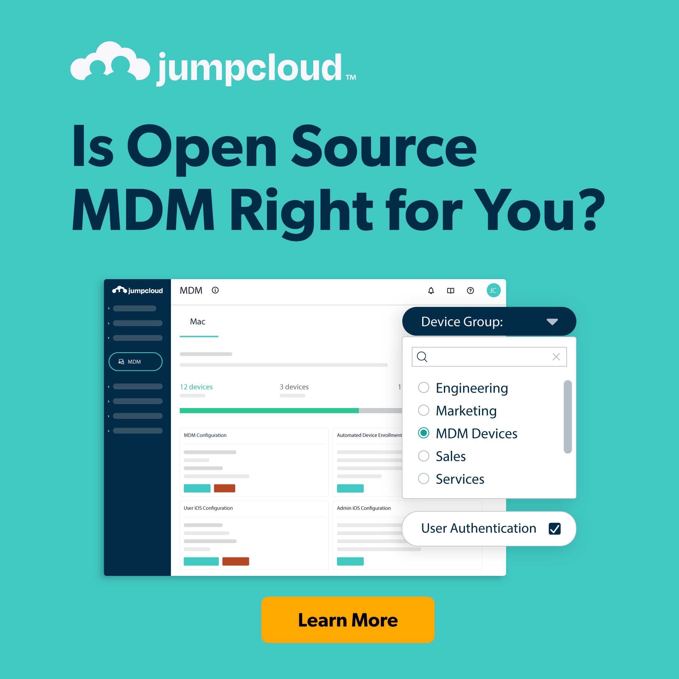 Ad featuring product illustration